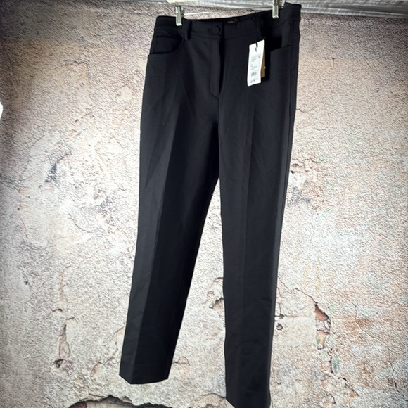Elegant Black Women's PantsTheory nwt size 10 MN104 - Picture 4 of 10